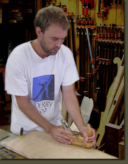 Doug Clarner produces handcrafted custom made furniture in his Vermont furniture studio