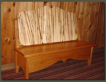 Our Tap Maple Bench proudly shows its Vermont heritage and makes a wonderful bench for an entry way or a recreation room