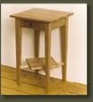Red Birch End Table